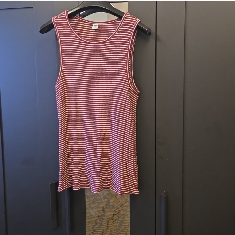 Old Navy Striped Ribbed Tank - Picture 2 of 3